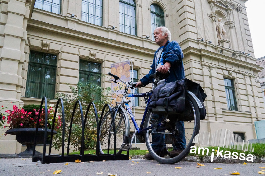 Mádai Ferenc nyugdíjas bringás