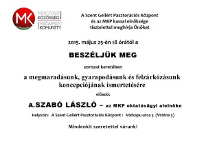 Meghívó - Beszéljük meg A.Szabó László Kassán 2015.5.25-page-001